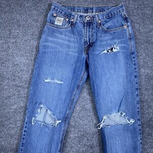 Cinch White Label Mens Jeans 29x38 Medium Stone Straight Denim Western Cowboy